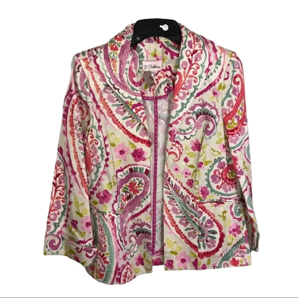 K1 BRAND NEW 3 SISTERS COLORFUL DESIGN JACKET SZ S